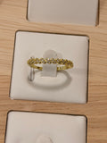 Anillo graduable diamantes pequeños