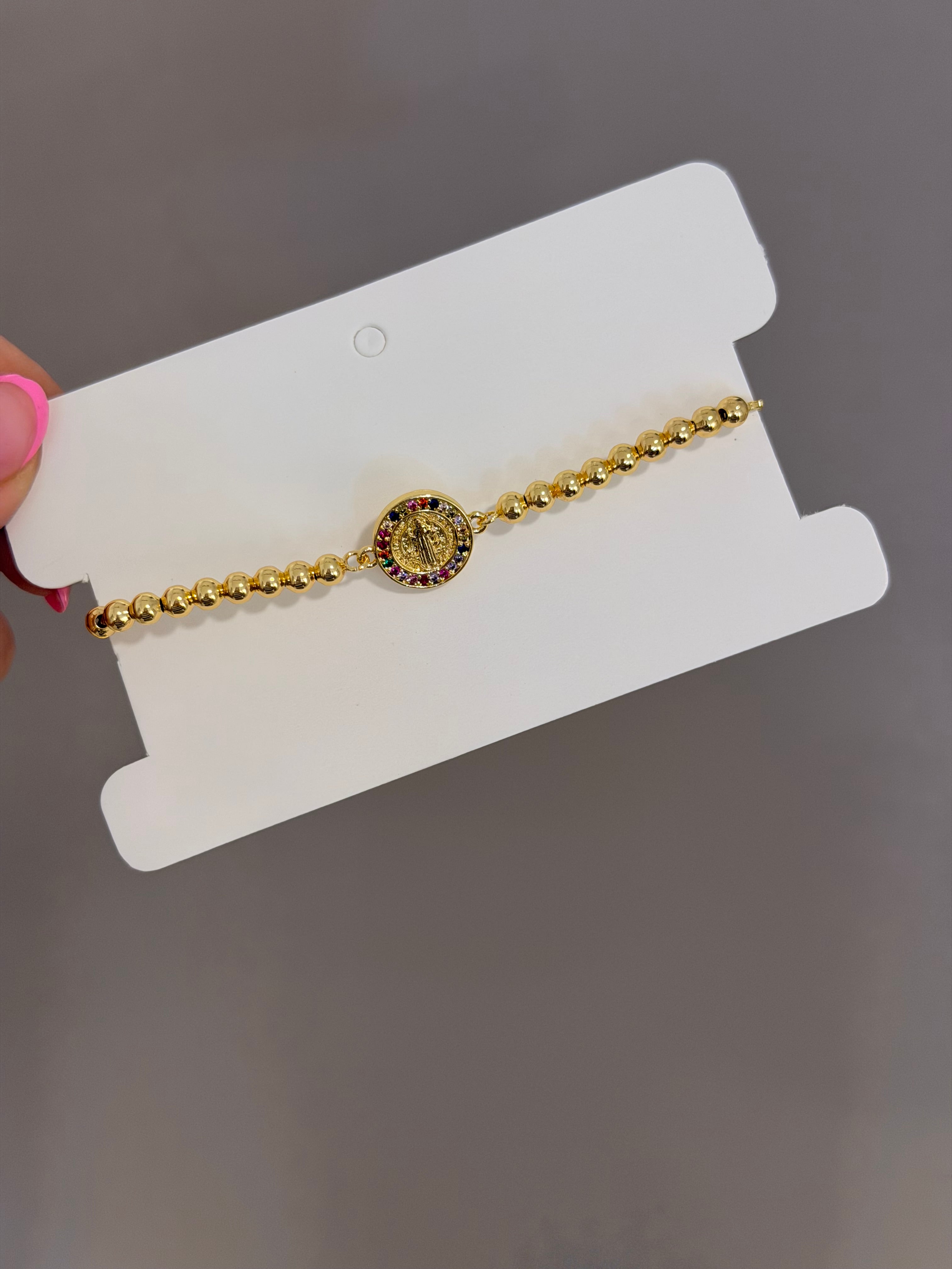 Pulsera san Benito colores