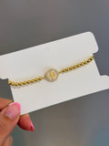 Pulsera san Benito blanco