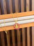 Cadena virgen morada