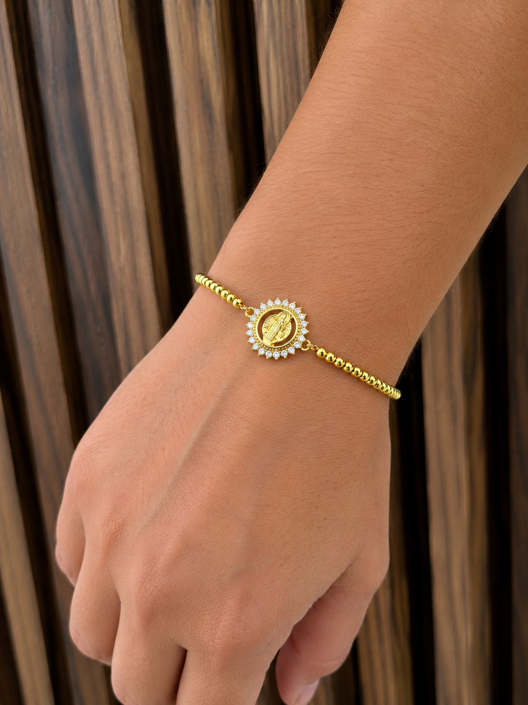 Pulsera san Benito grande