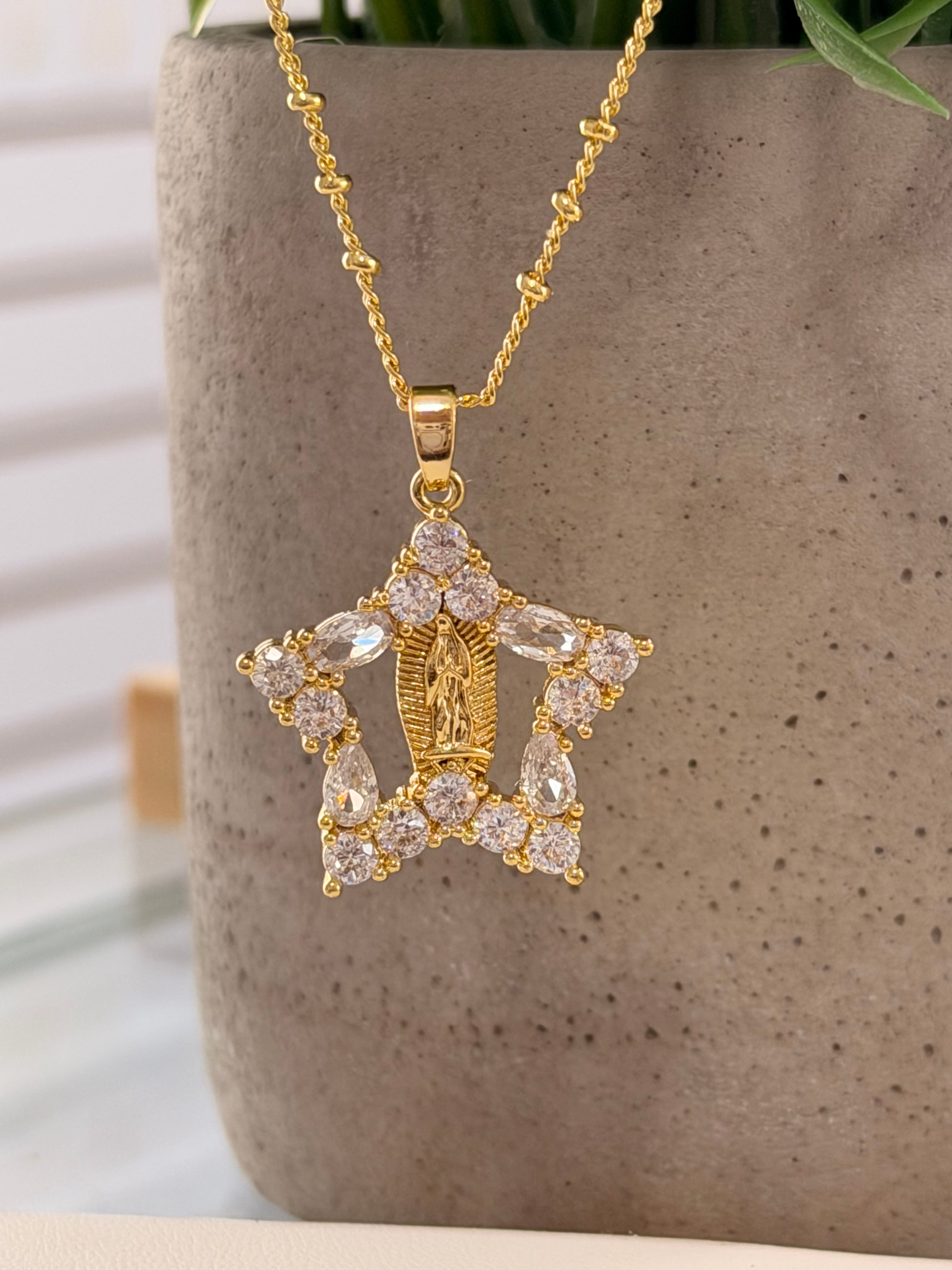 Cadena estrella virgen XXL