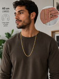 Cadena hombre 60 cm plana