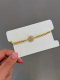 Pulsera virgen manos