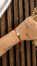 Pulsera tejido san Benito