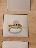 Anillo colores delgado