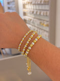 Pulsera perlas graduables