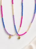 Choker mostacilla y estrella