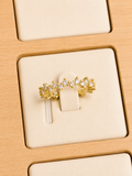 Anillo delgado diamantes mediano